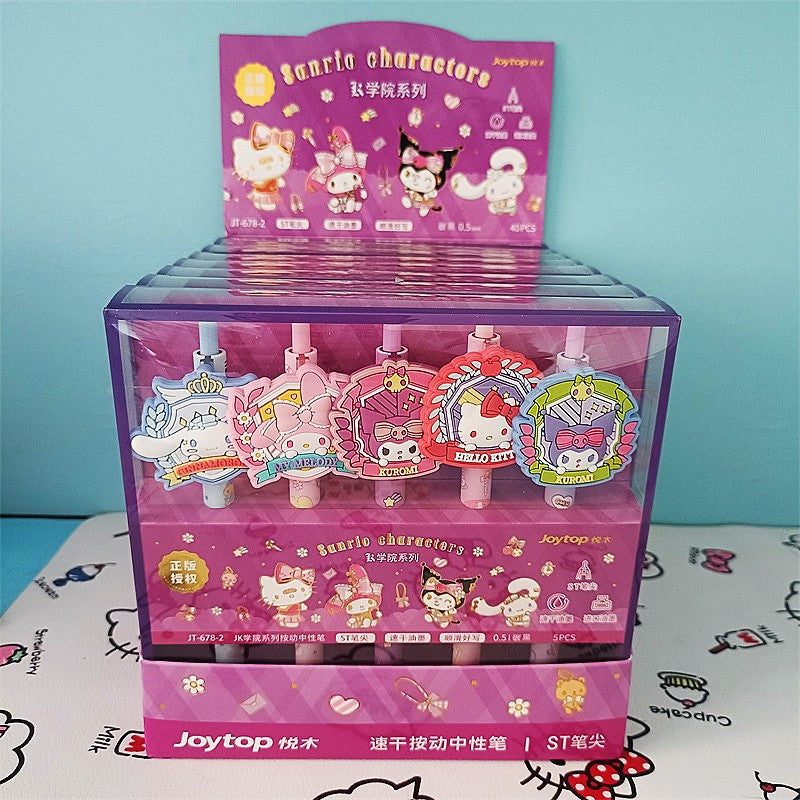 Ensemble de stylos à figurines mignonnes