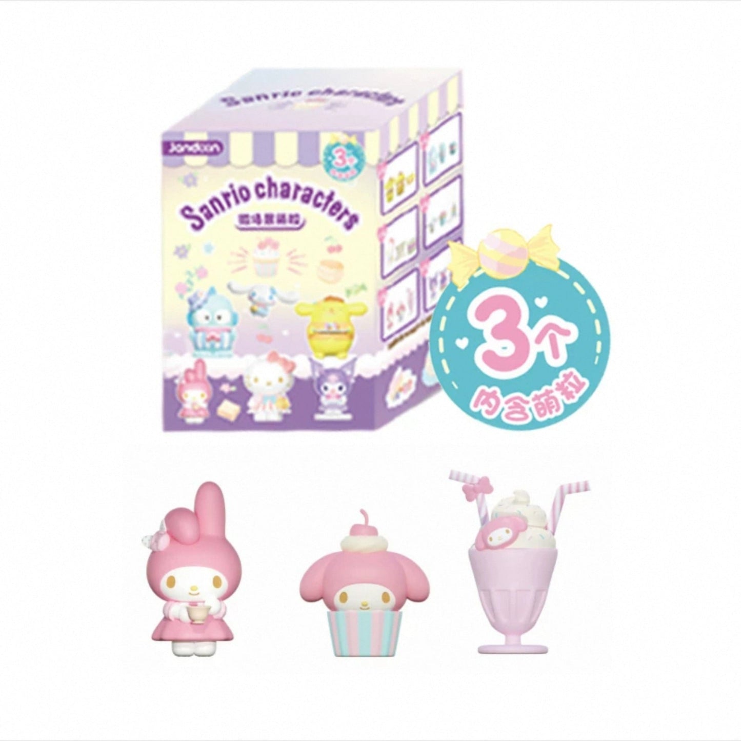 Dessert Mini doll blind box ( 3 pcs in box )