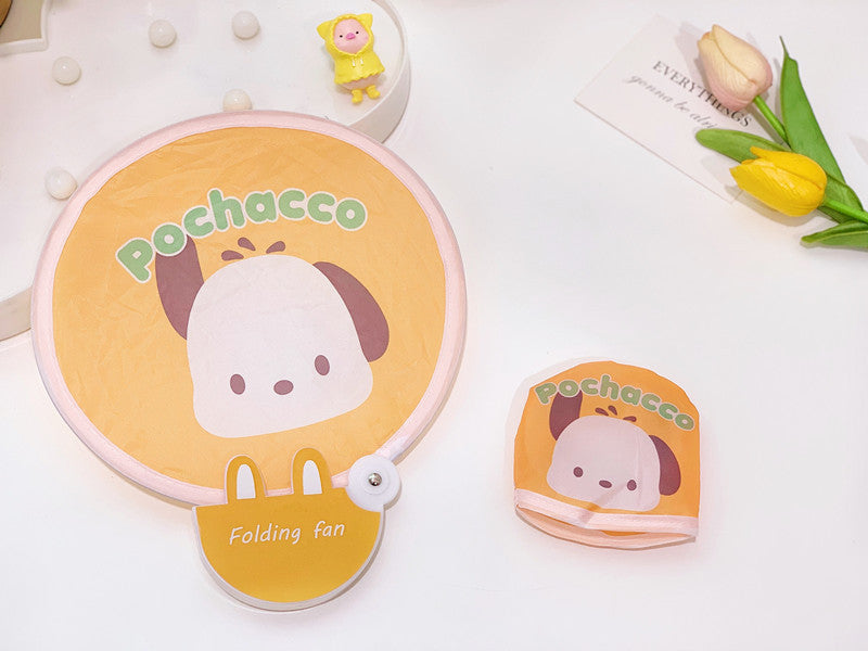 Cute Anime Mini Folding Fan