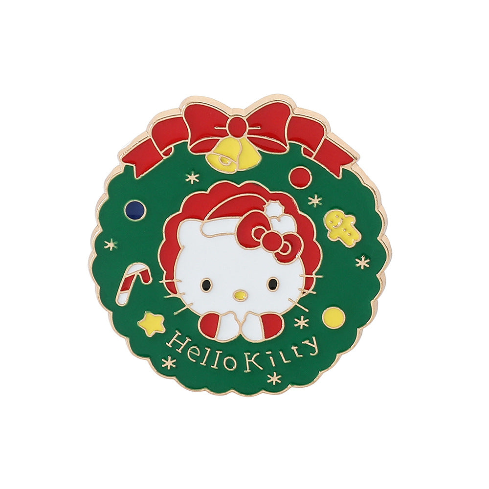 Cartoon Figure Christmas Pin