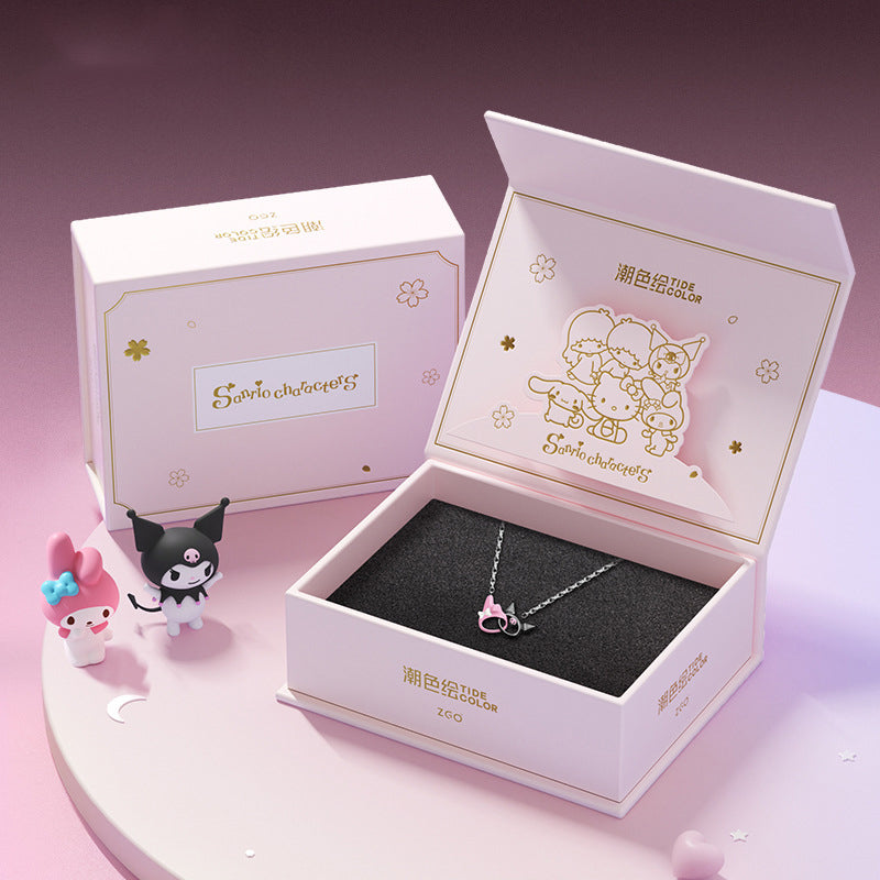 Collier à double emboîtement Kuro et Melo