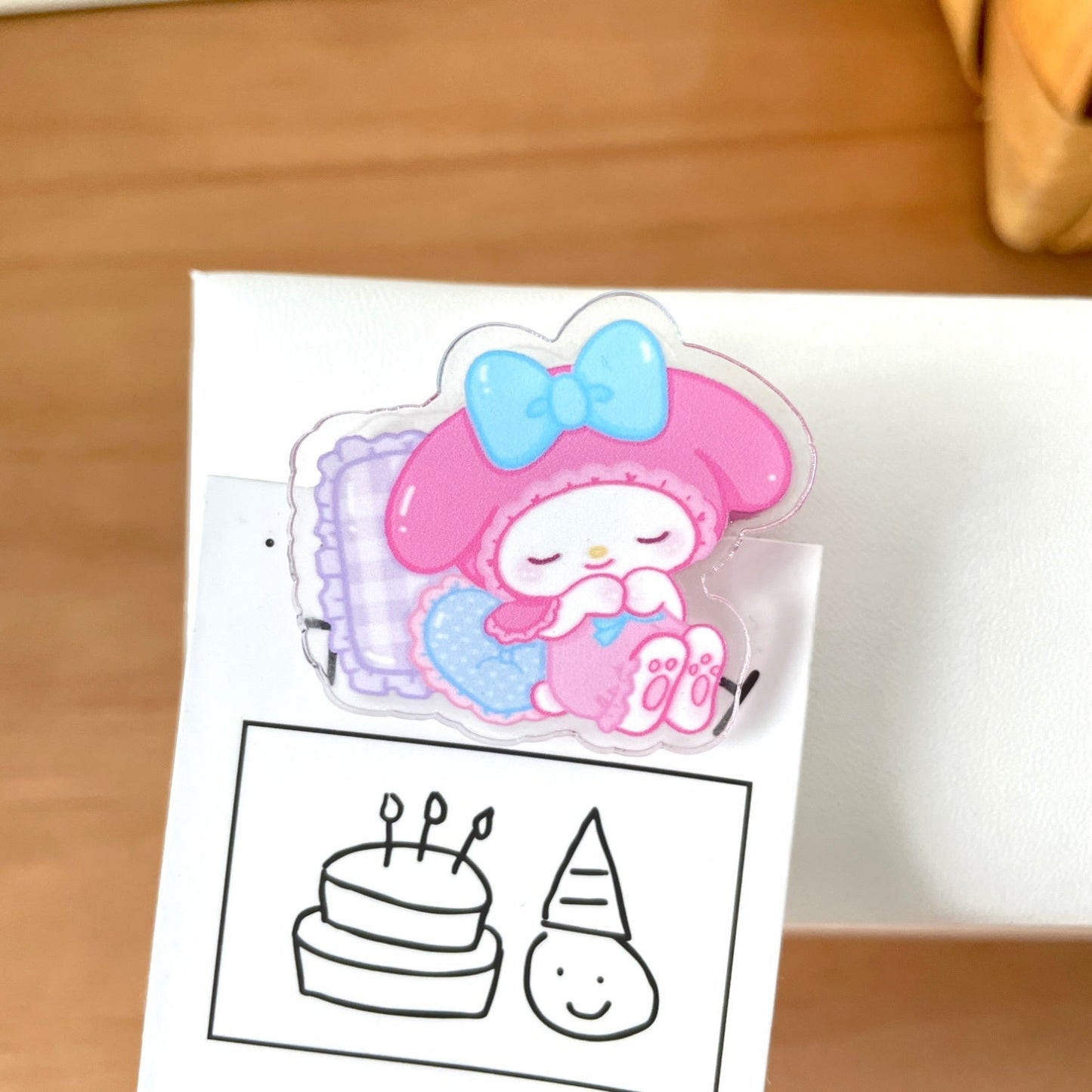 Kawaii Sleep Design Paper Clip