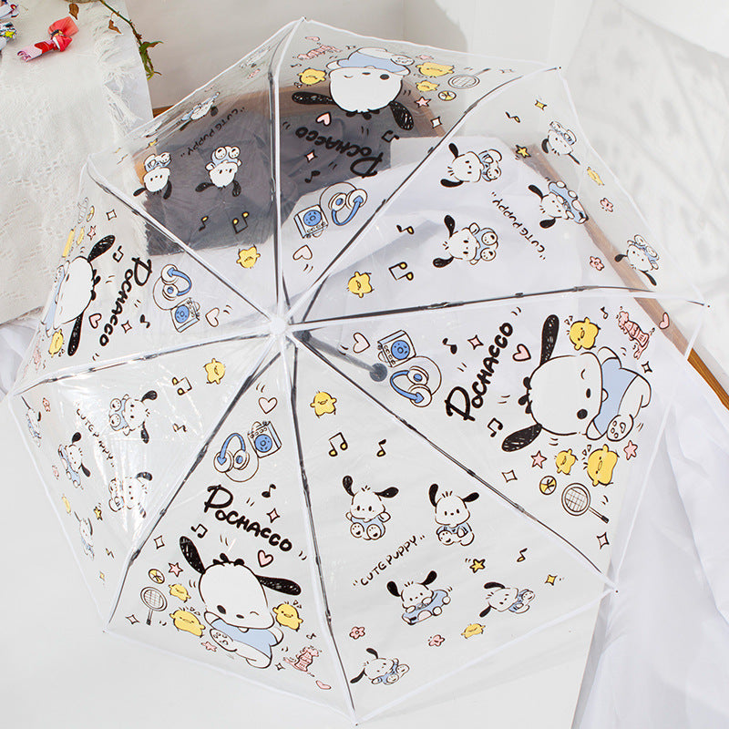 Cartoon Transparent Umbrella