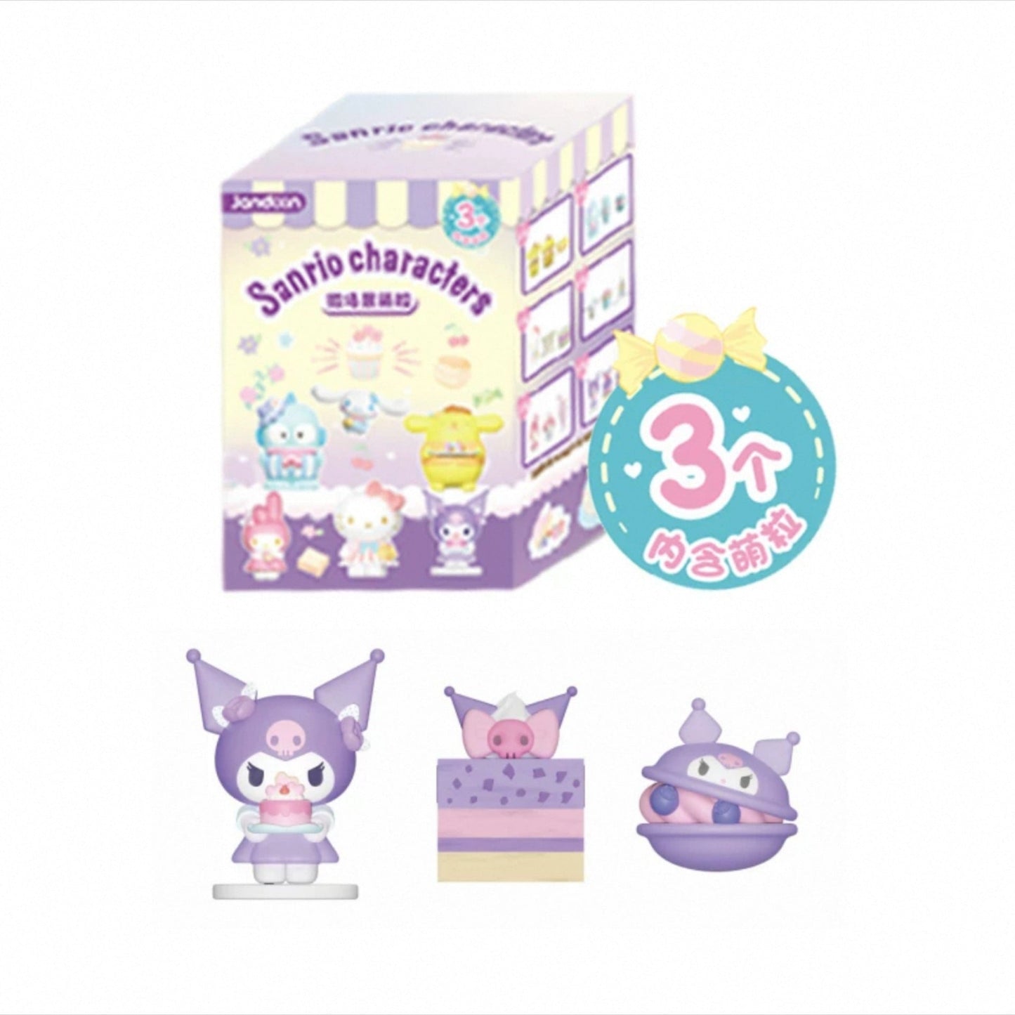 Dessert Mini doll blind box ( 3 pcs in box )