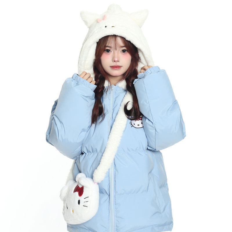 Cute Kitty Plush Puff Jacket KI361