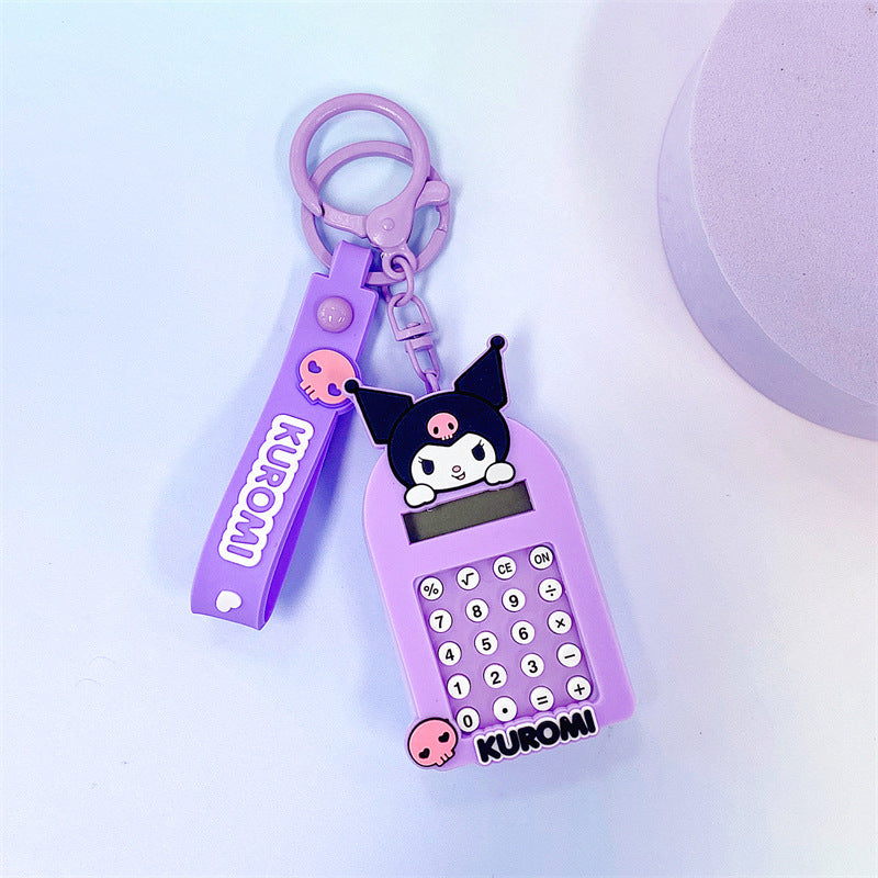Porte-clés calculatrice Kawaii