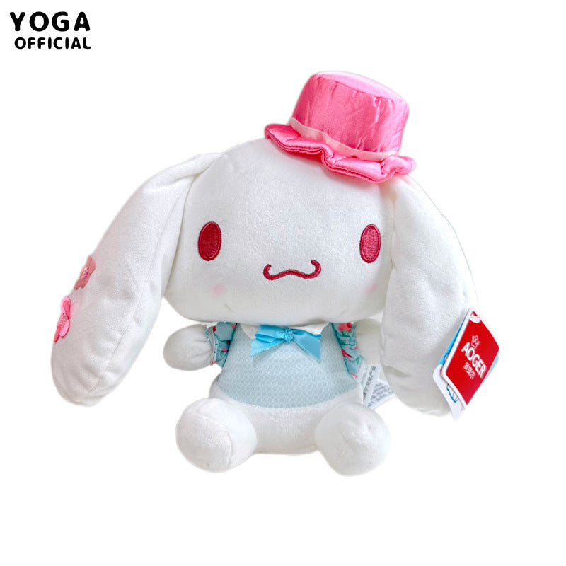 Cartoon Peach Blossoms Plush Toy 7in