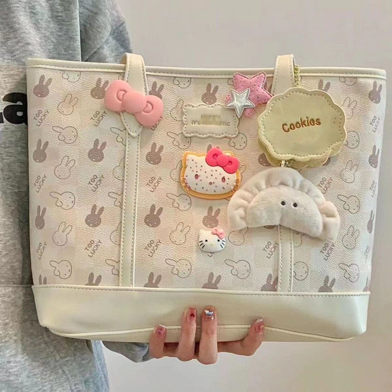 Retro Flower Kitty Shoulder Bag KI631