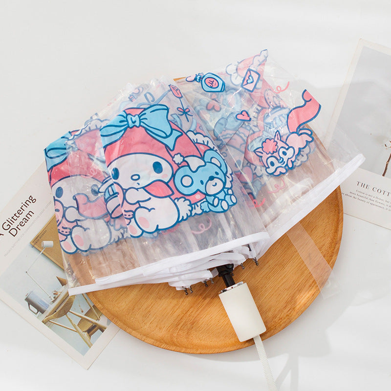 Cartoon Transparent Umbrella
