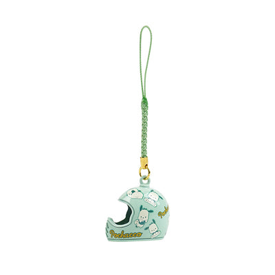 Porte-clés clochette au design de casque mignon