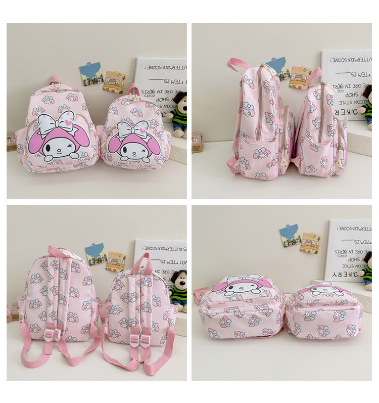 Cartoon Eltern-Kind-Rucksack