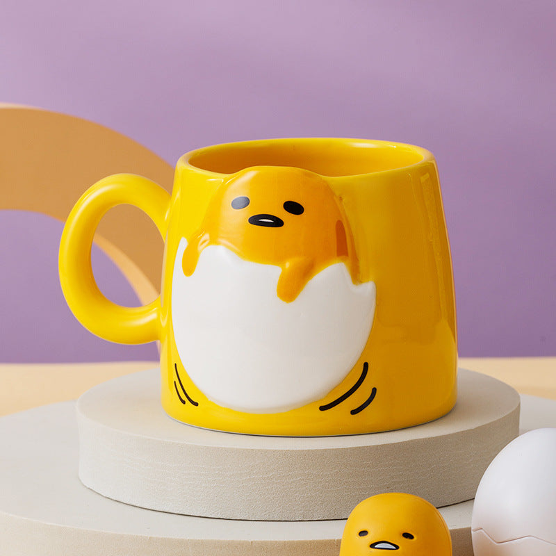 Cute Carton Mug with Spoon