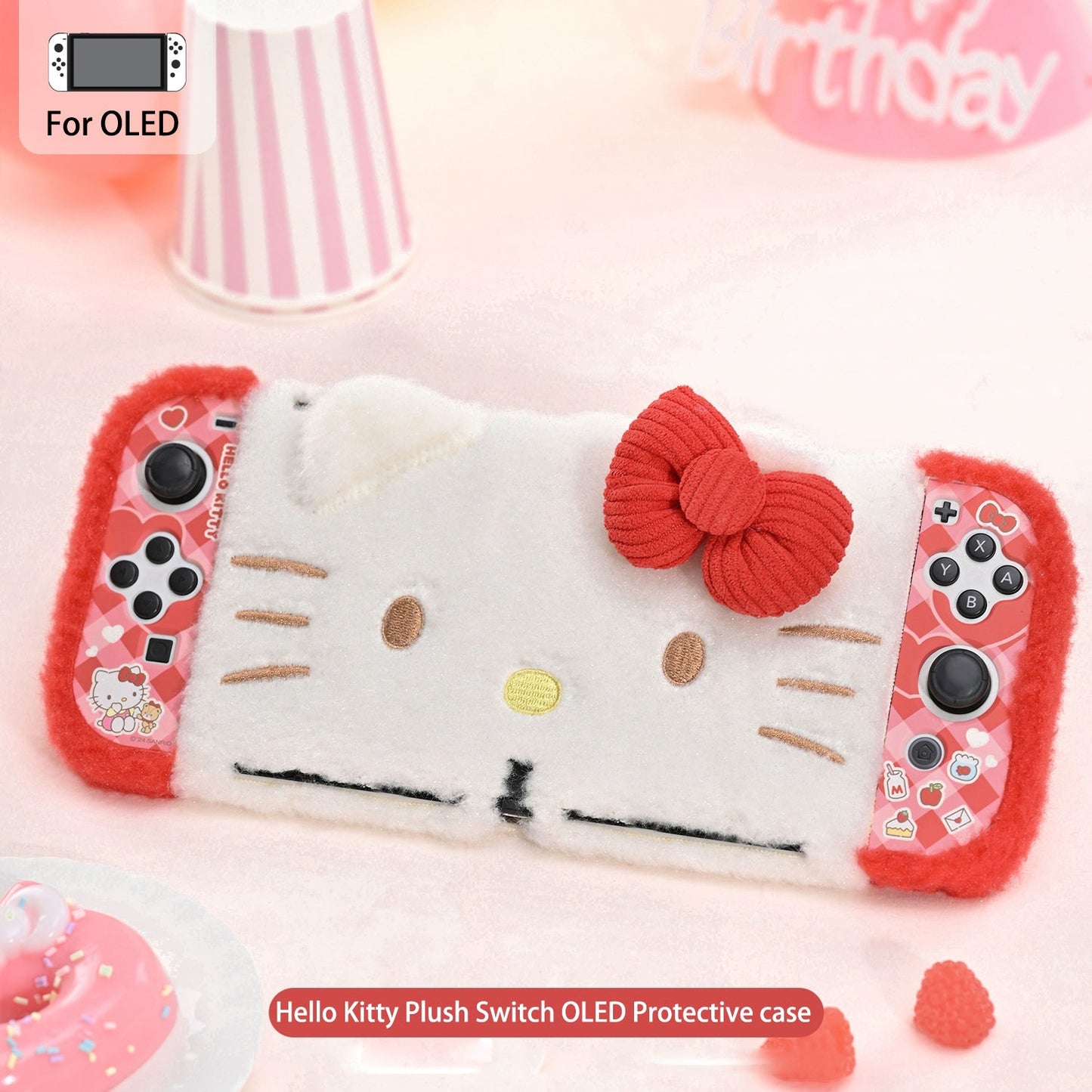 Kitty Plush Switch OLED Protective Case