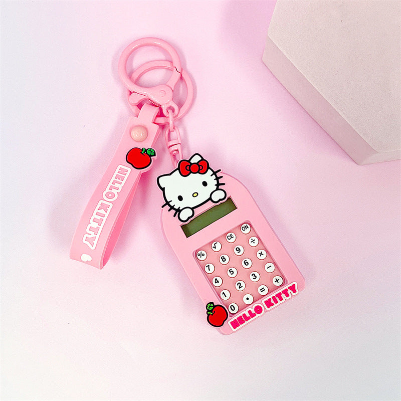 Porte-clés calculatrice Kawaii