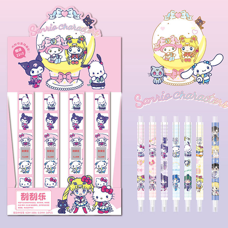 Cartoon mit Sailor Moon Blindbox-Stift