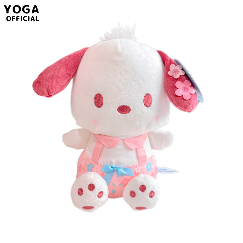 Cartoon Peach Blossoms Plush Toy 7in