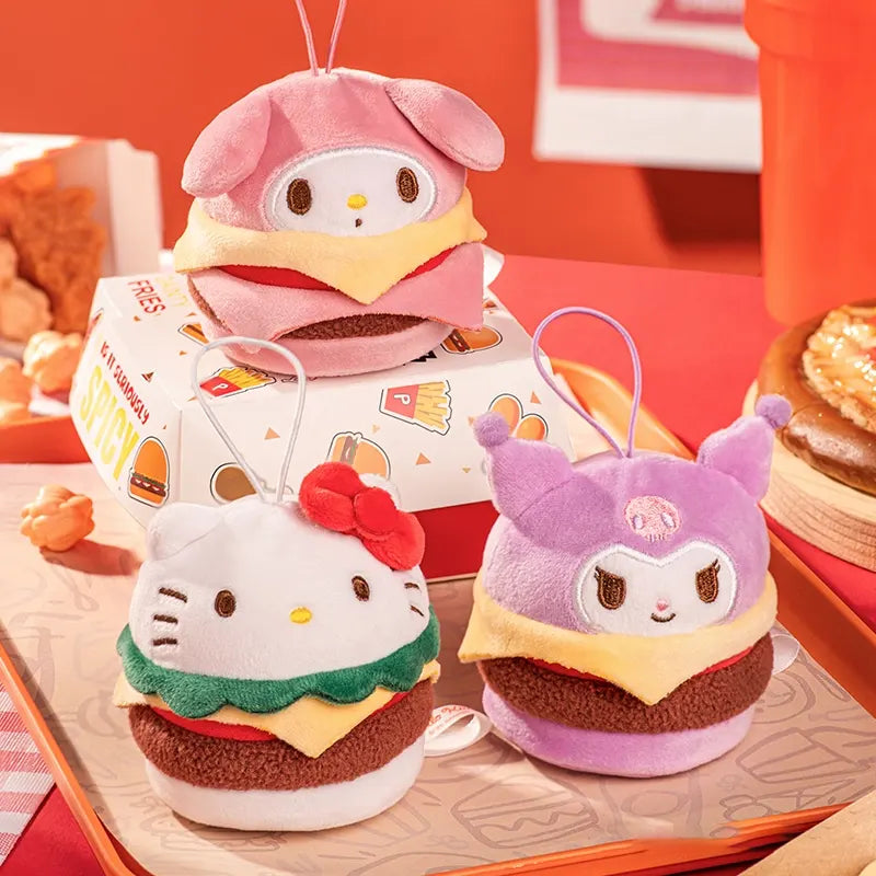 Hamburger Series Plush Squeezy blind bag