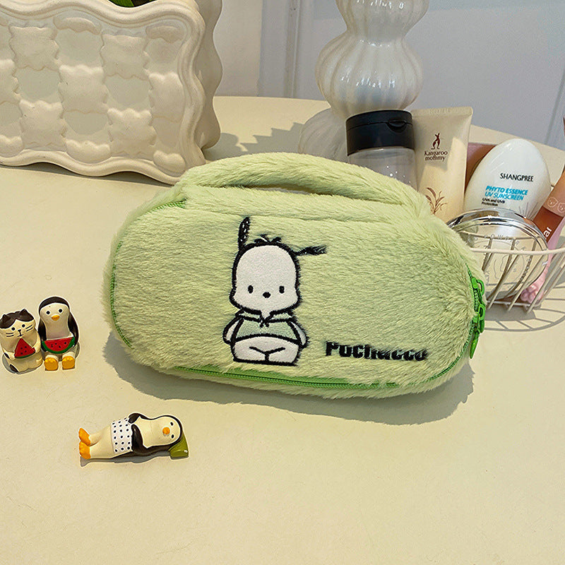 Trousse de maquillage en peluche mignonne