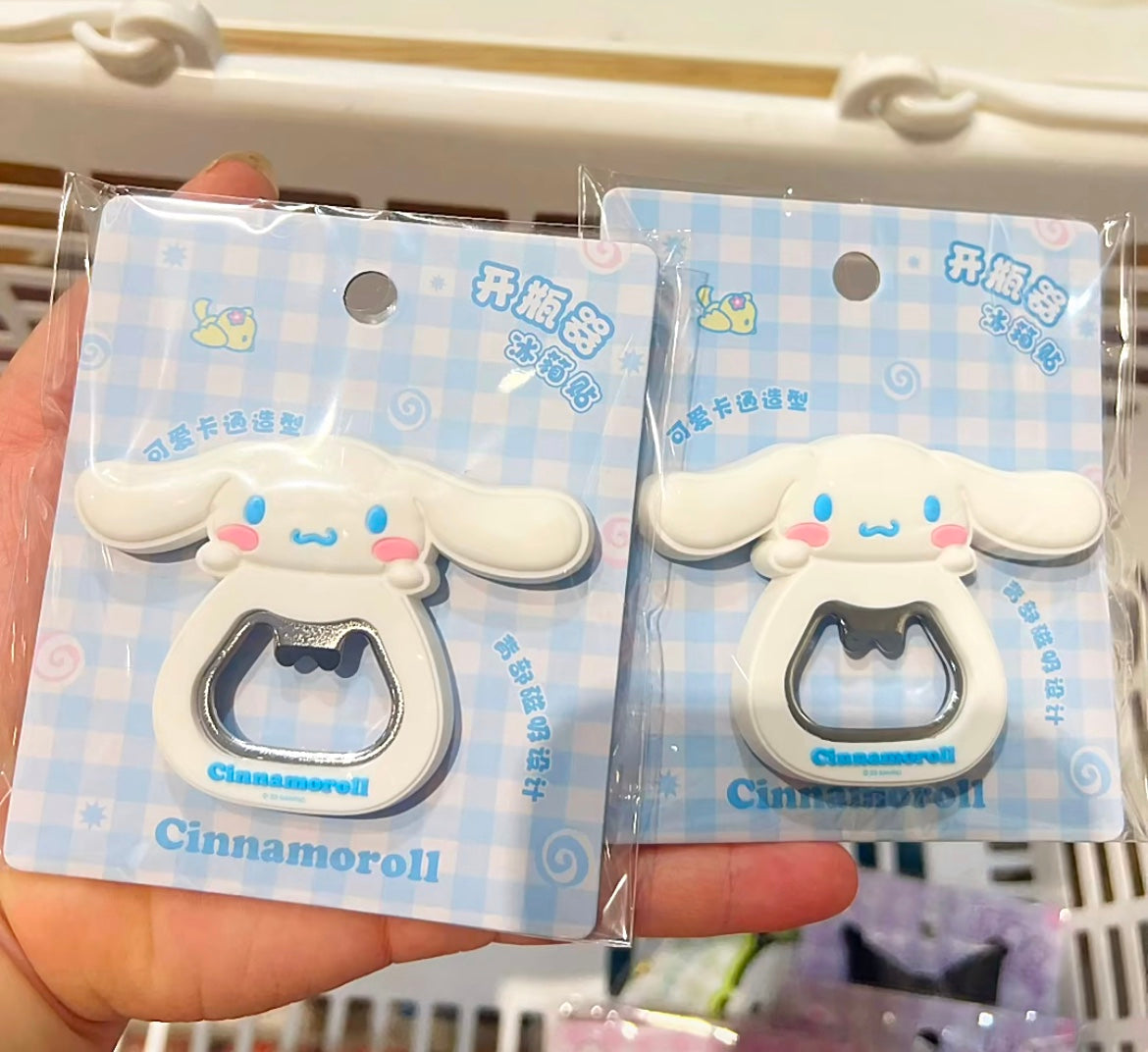 Cartoon Bottle Opener Refrigerator Magnet