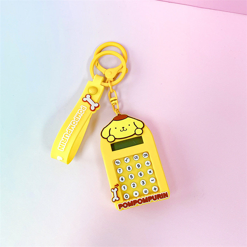Porte-clés calculatrice Kawaii