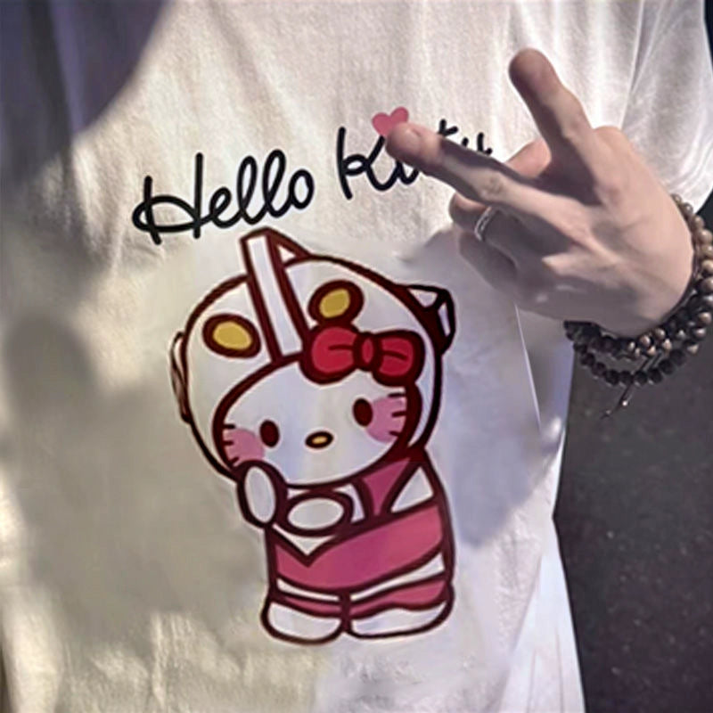 Glowing Couple Kitty T-shirt KI484