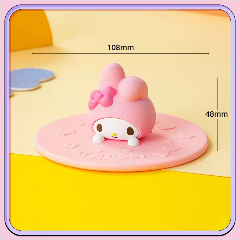 Cartoon Silicone Cup Lids
