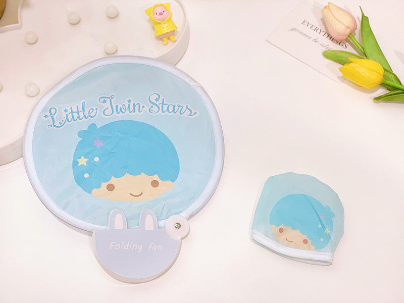 Cute Anime Mini Folding Fan