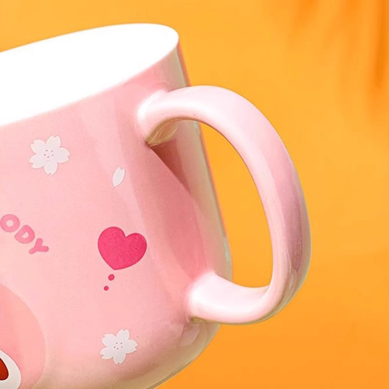 Cartoon Mugs with Spoon 460ml