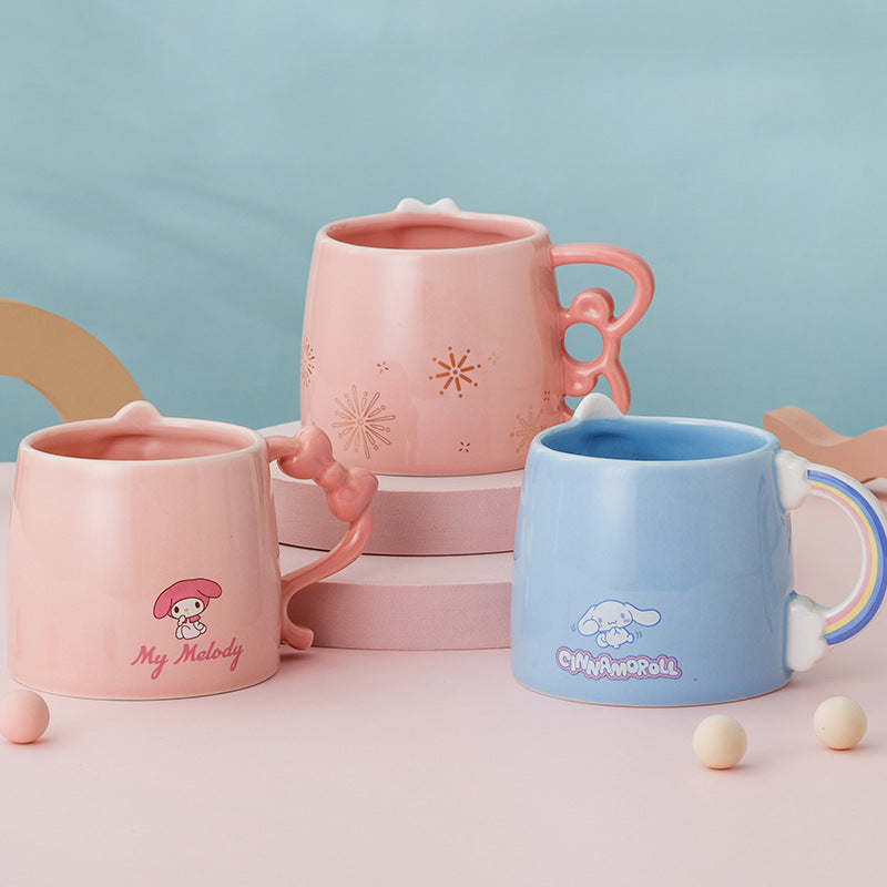 Cute Carton Mug with Spoon