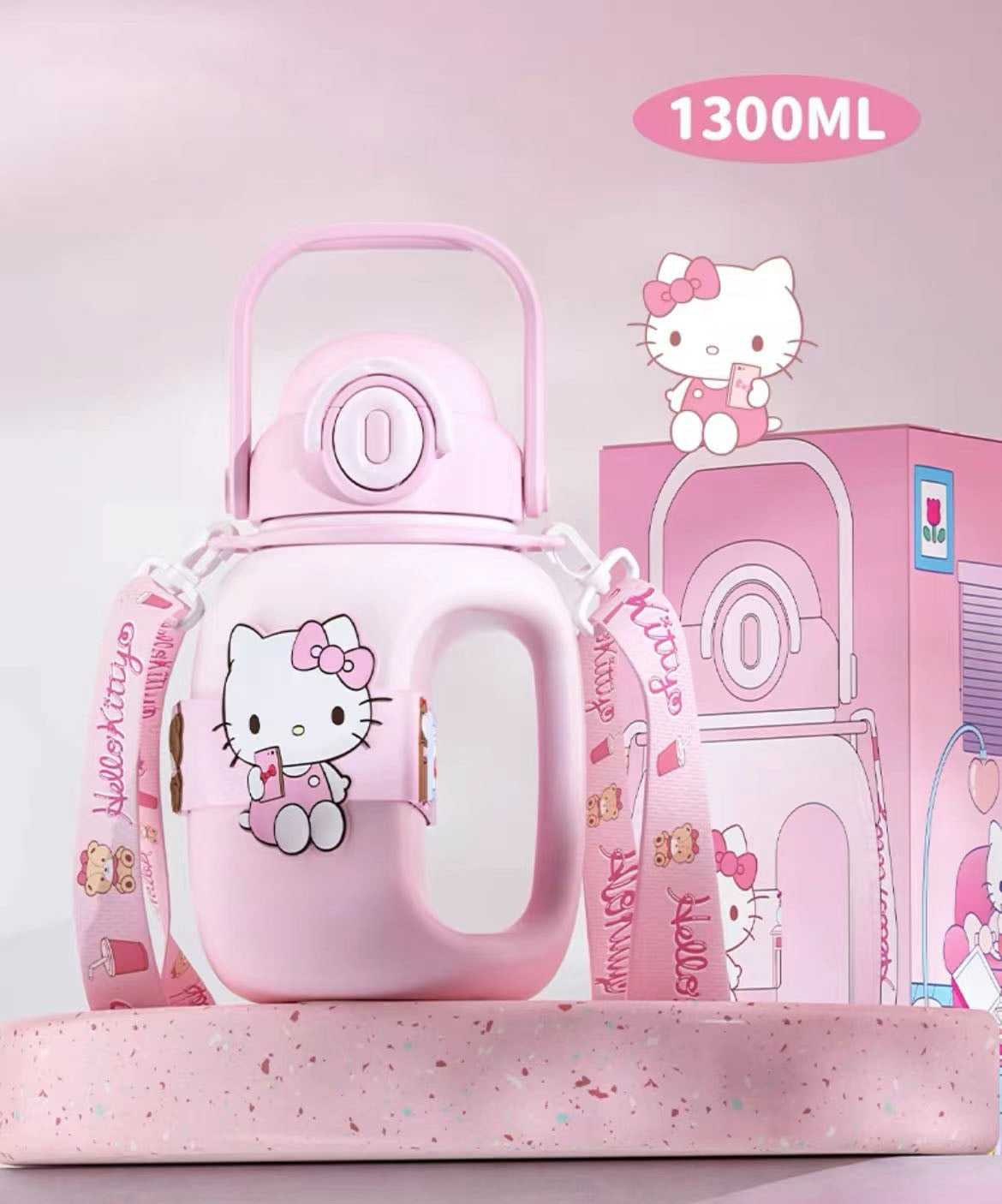 Kawaii Big Water Bottle (1300ml)