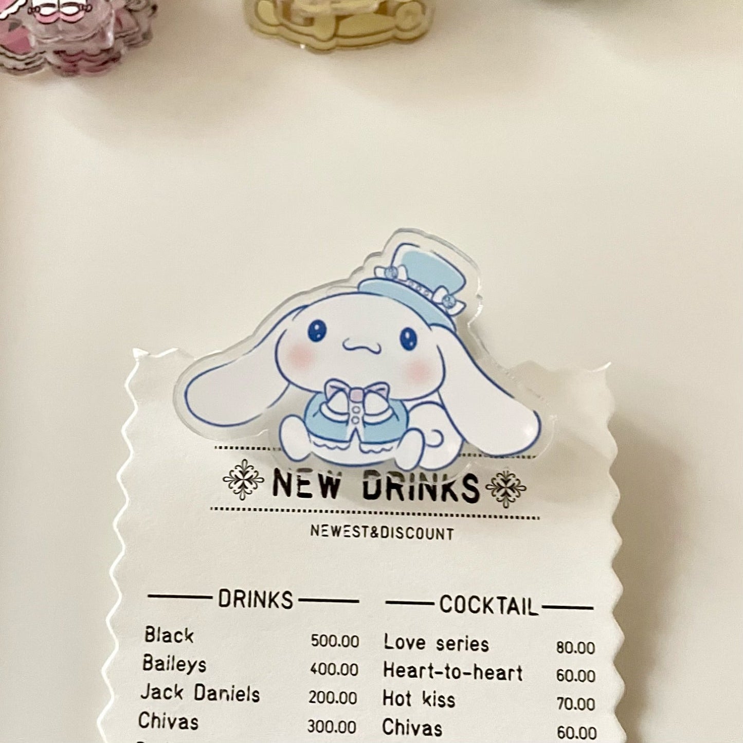 Kawaii Party Design Paper Clip