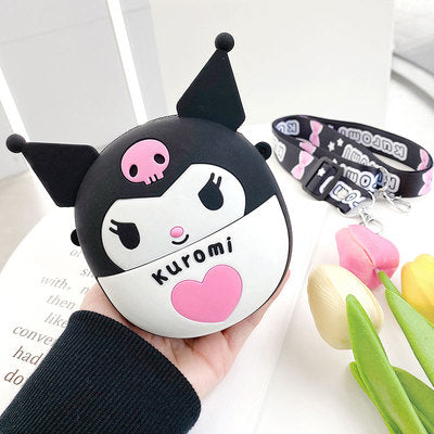 Cartoon Heart Round Silicone Bag
