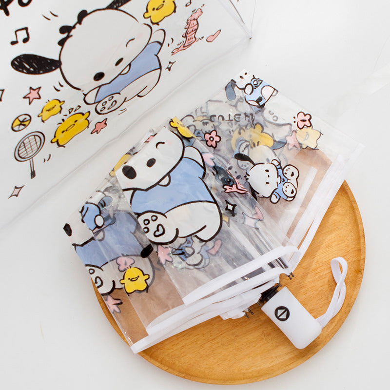 Cartoon Transparent Umbrella