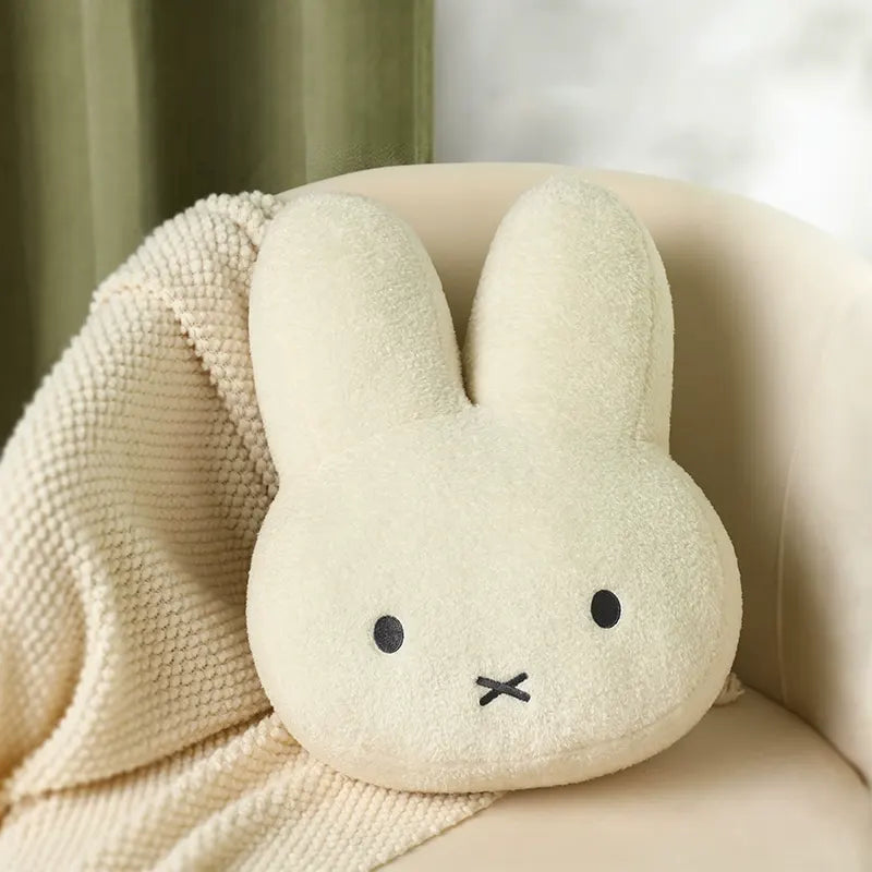Bunny Head Plush Cushion