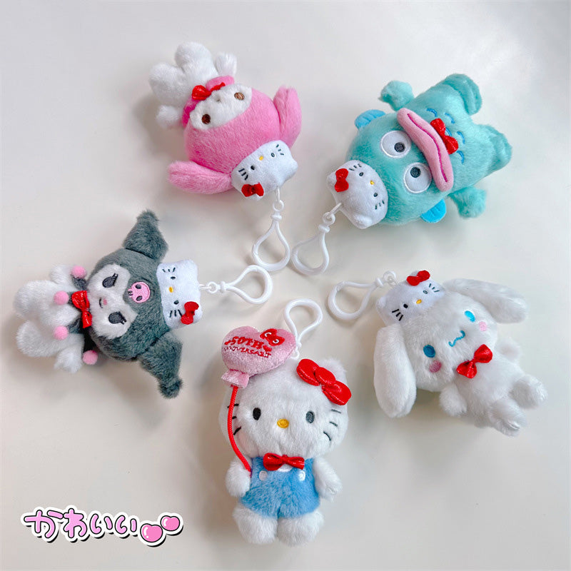 Pendentif en peluche pour le 50e anniversaire de Cute Kitty
