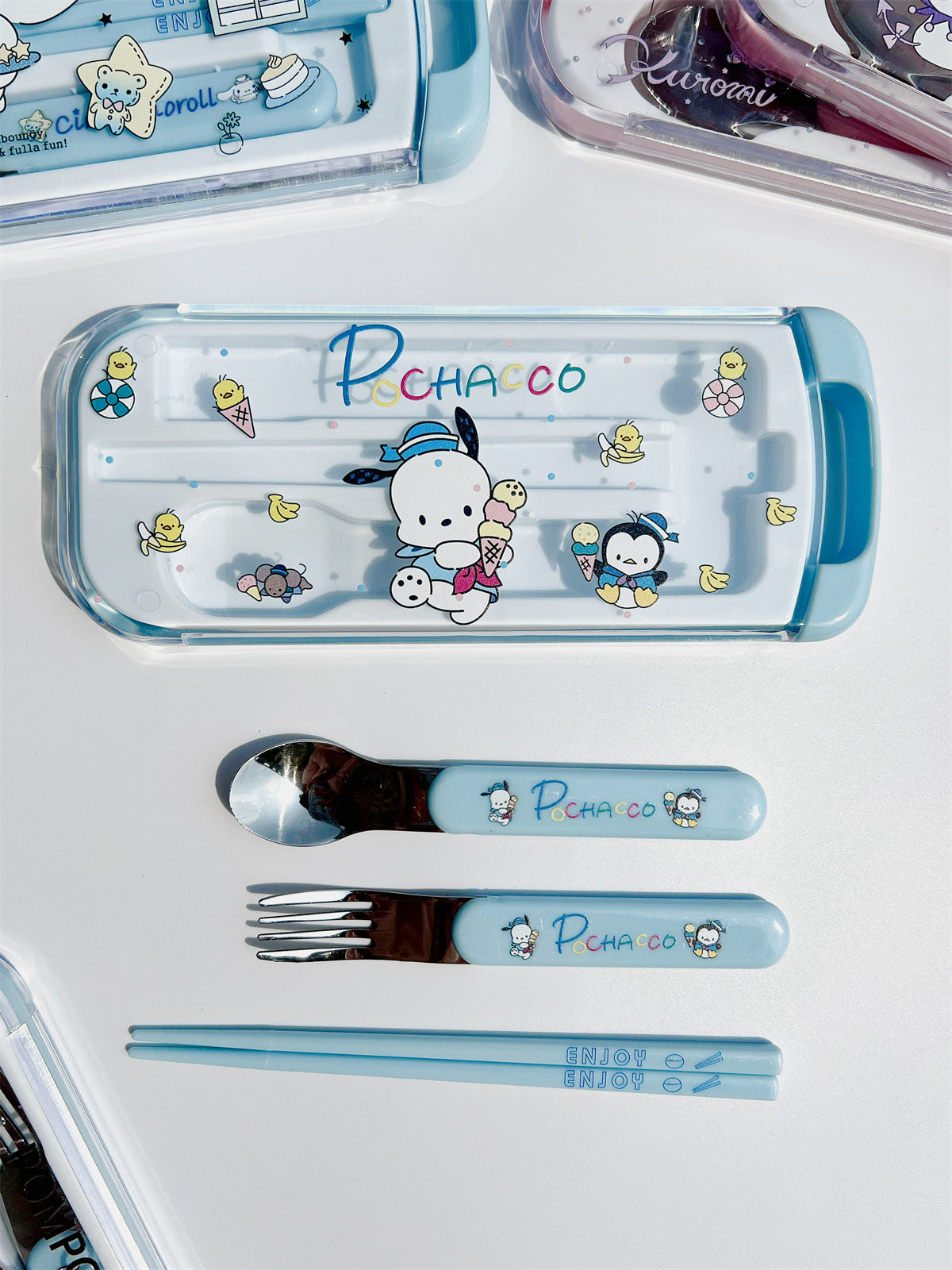 Cartoon Utensils Set