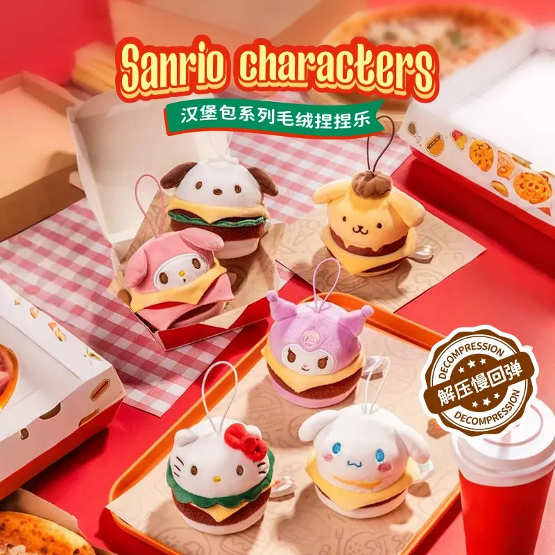 Hamburger Series Plush Squeezy blind bag