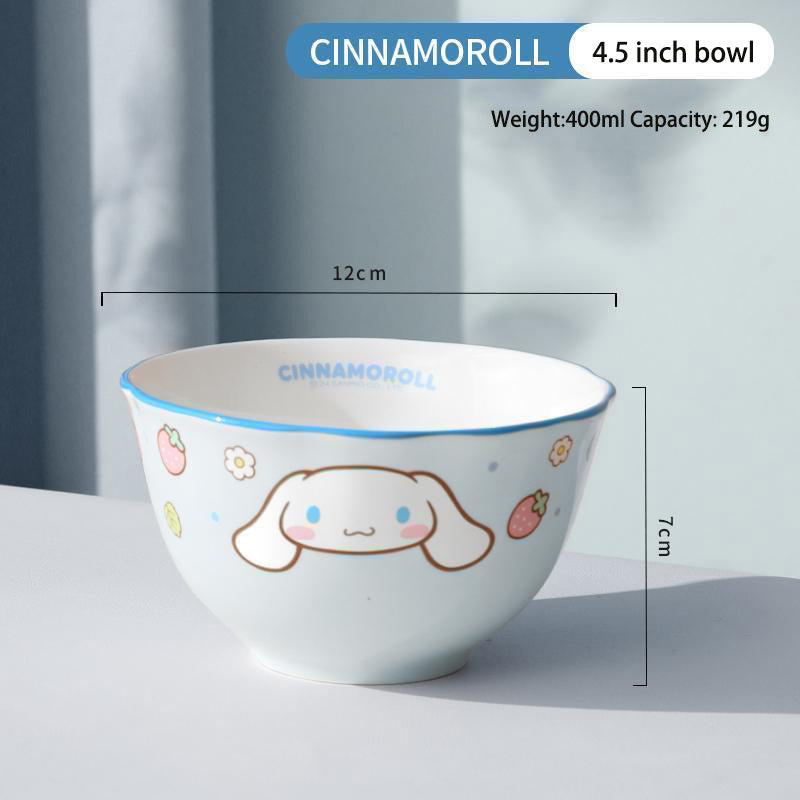 Kawaii Strawberry Tableware Set