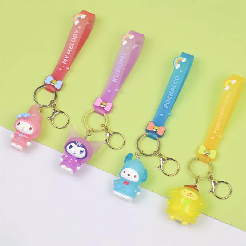 Porte-clés personnage imperméable