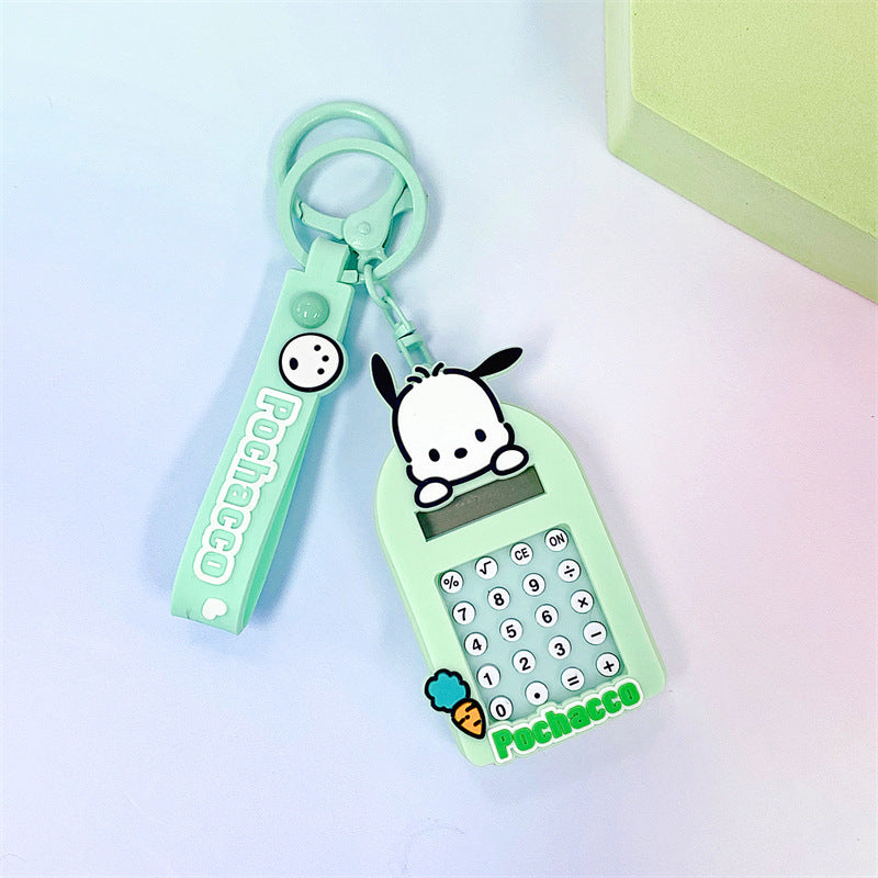 Porte-clés calculatrice Kawaii