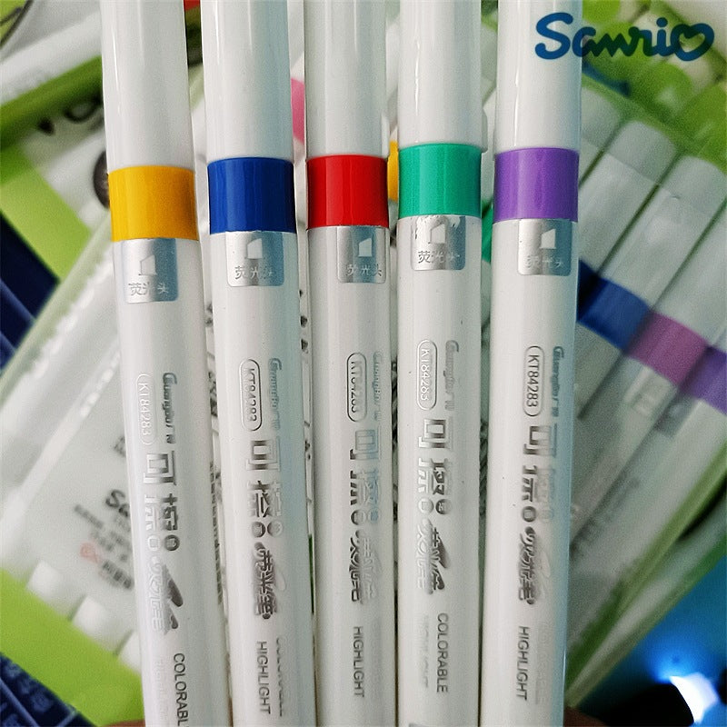 Lot de 10 surligneurs effaçables Pocha