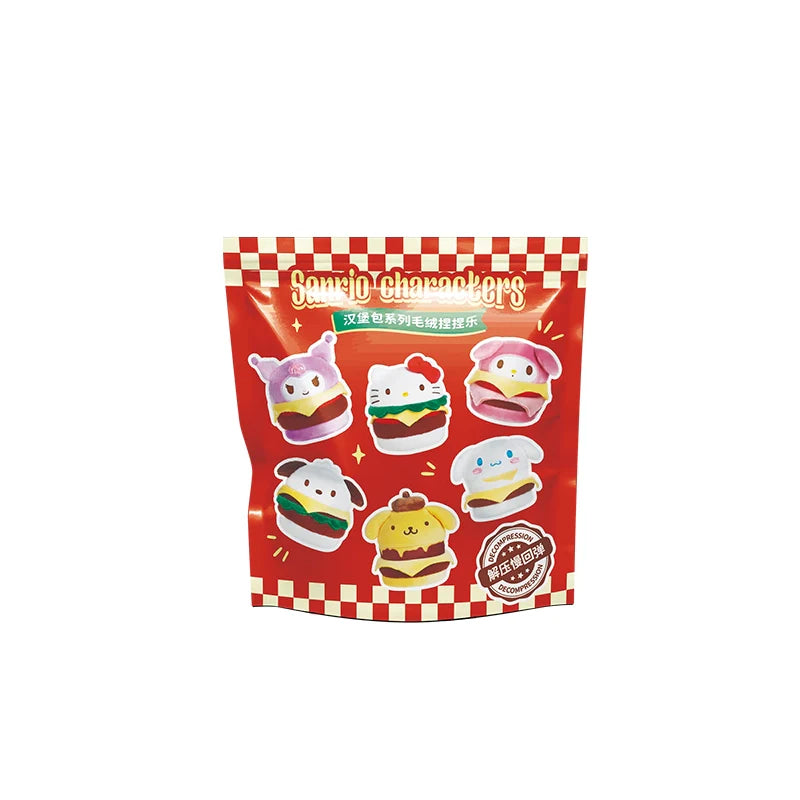 Hamburger Series Plush Squeezy blind bag