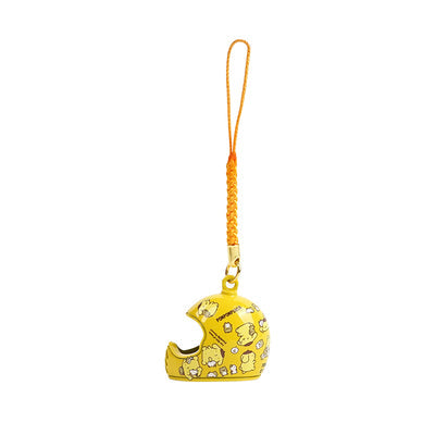 Porte-clés clochette au design de casque mignon