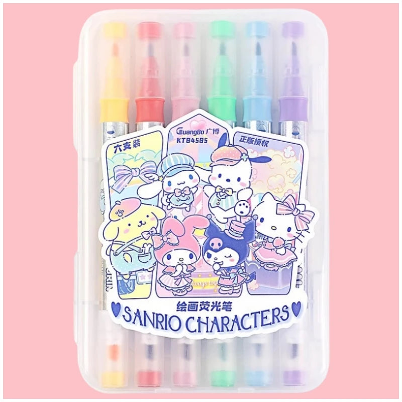 Rainbow Markers Cute Characters ON1408