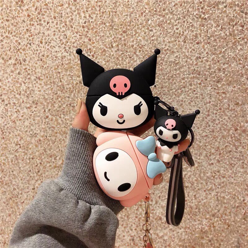 Kawaii Melo and Kuro Airpods Case