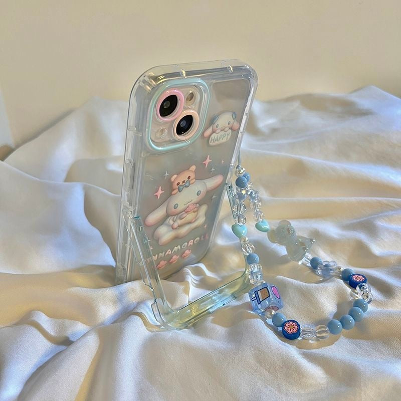 Kawaii Cinna iPhone Case With Chain