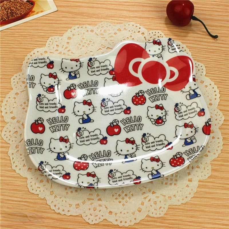 Colorful Kitty Plate