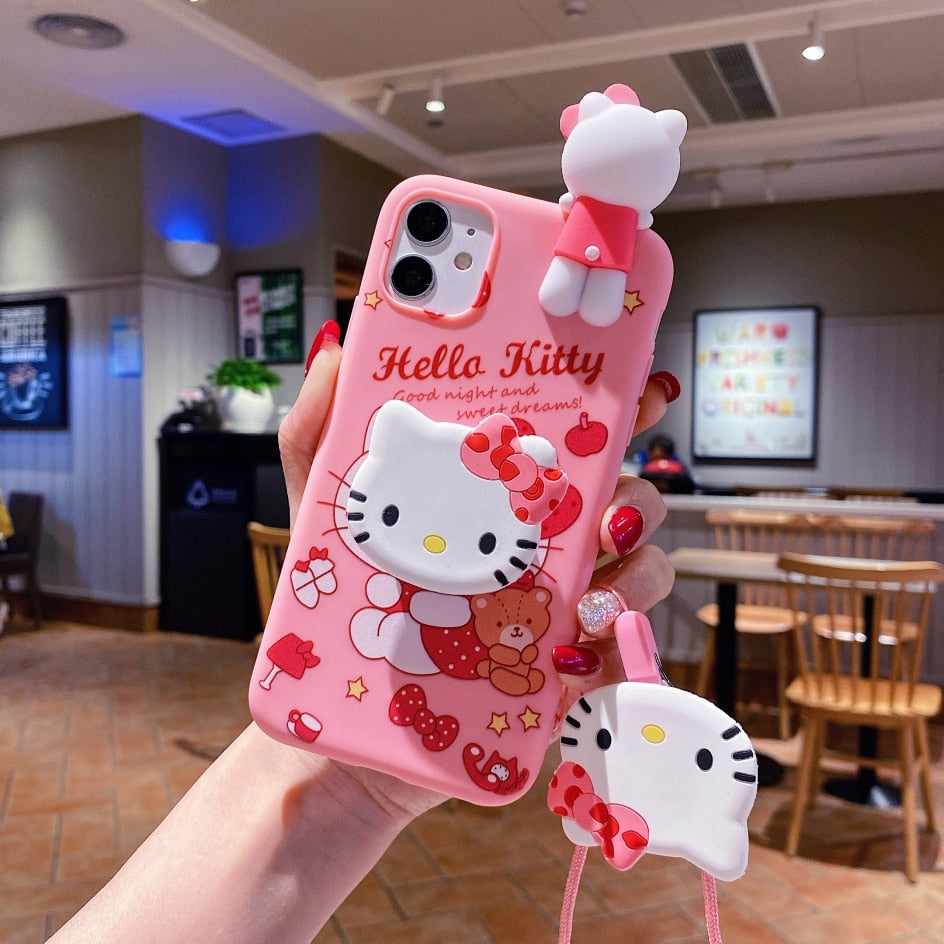 Kawaii Pink Kitty Melo iPhone Case
