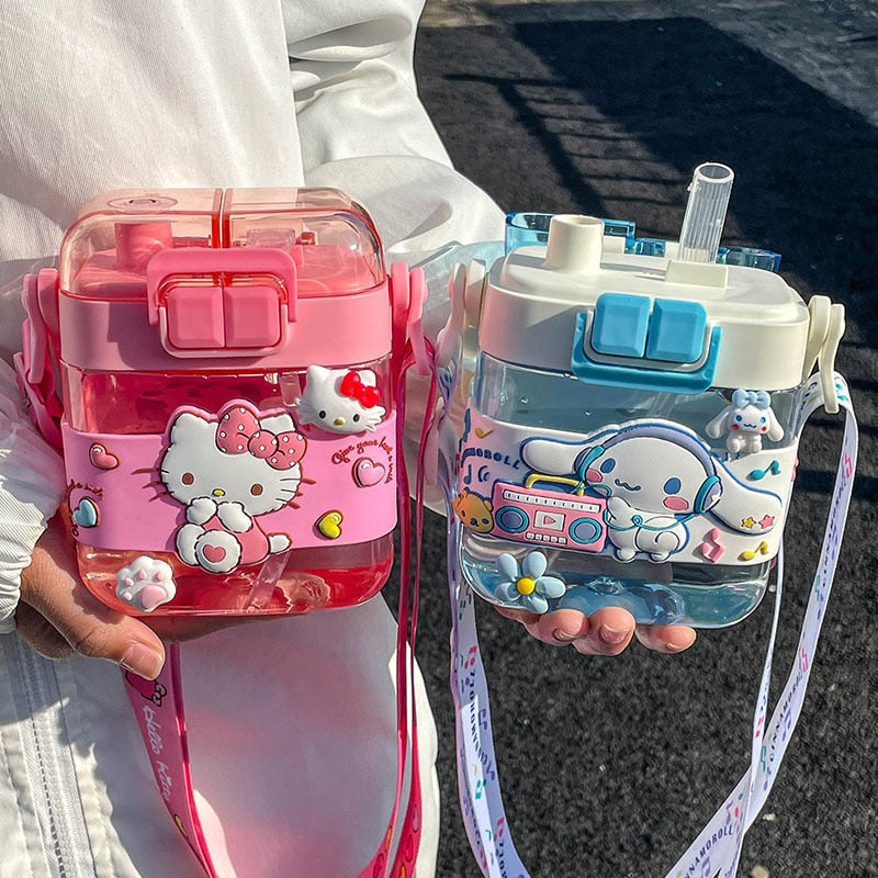 Cartoon Large Capacity Water Bottle
