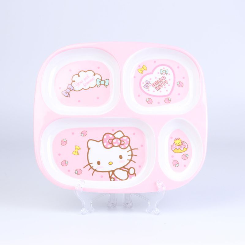 Charming Pink Kitty Tableware Set